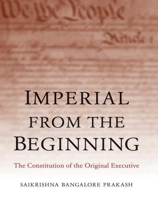 Title details for Imperial from the Beginning by Saikrishna Bangalore Prakash - Available